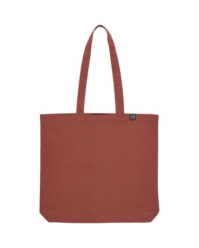 KEY TOTEBAG (GOTS) – RUST RED