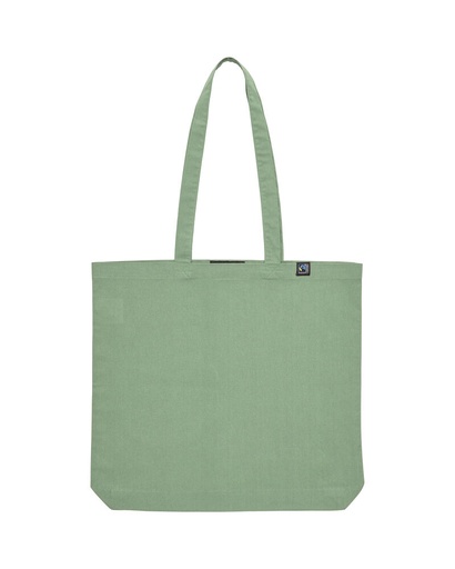 KEY TOTEBAG (GOTS) – DUSTY GREEN