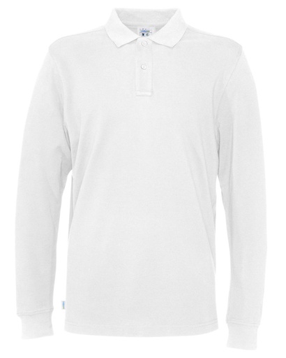 PIQUE LONG SLEEVE – WHITE