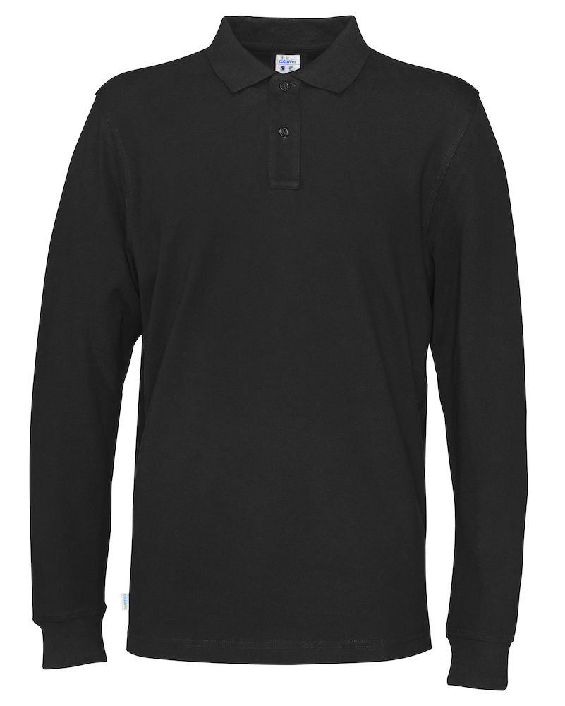 PIQUE LONG SLEEVE – BLACK