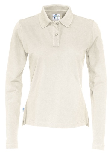 PIQUE LONG SLEEVE WOMAN – OFF-WHITE
