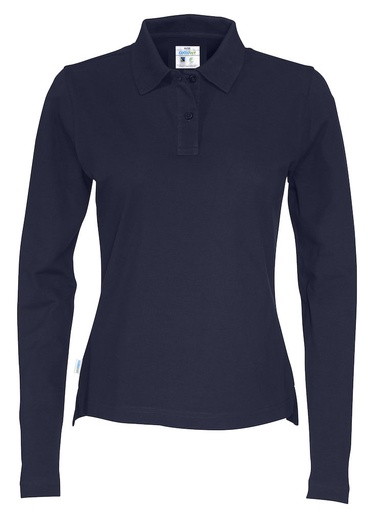 PIQUE LONG SLEEVE WOMAN – NAVY