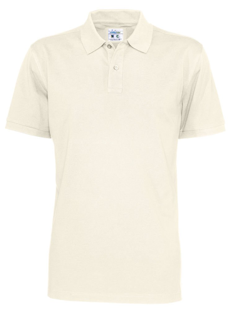 PIQUE POLO – OFF-WHITE