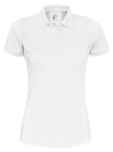 PIQUE POLO WOMAN – WHITE