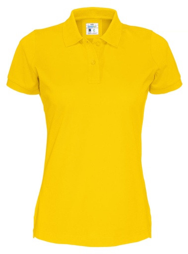 PIQUE POLO WOMAN – YELLOW