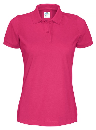 PIQUE POLO WOMAN – CERISE
