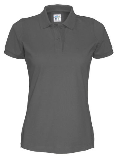 PIQUE POLO WOMAN – CHARCOAL
