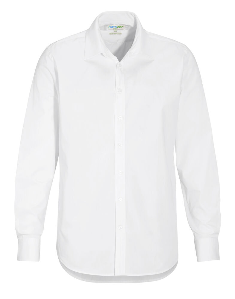 POPLIN COMFORT FIT (GOTS) – WHITE