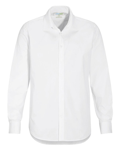 POPLIN COMFORT FIT (GOTS) – WHITE