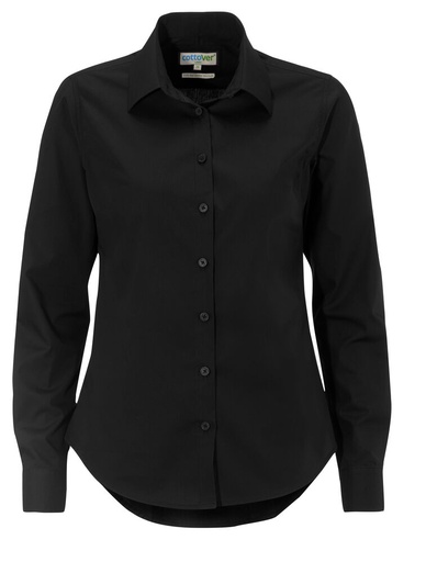 POPLIN SHIRT WOMAN (GOTS) – BLACK