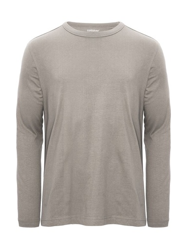 RELAXED T-SHIRT LS (GOTS) – DK SAND