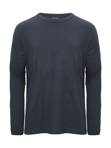 RELAXED T-SHIRT LS (GOTS) – NAVY