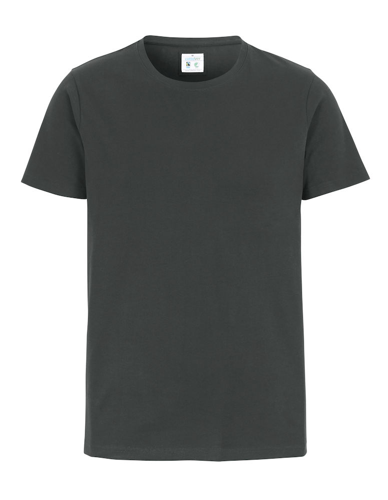 STRETCH R-NECK – CHARCOAL