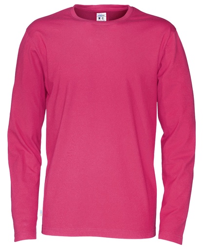 T-SHIRT LONG SLEEVE – CERISE