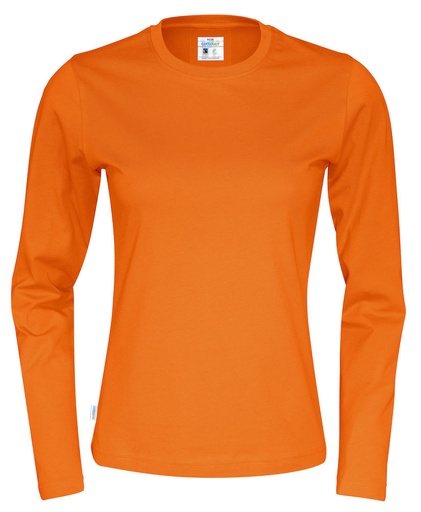 T-SHIRT LONG SLEEVE WOMAN – ORANGE