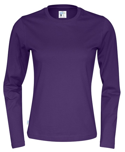 T-SHIRT LONG SLEEVE WOMAN – PURPLE