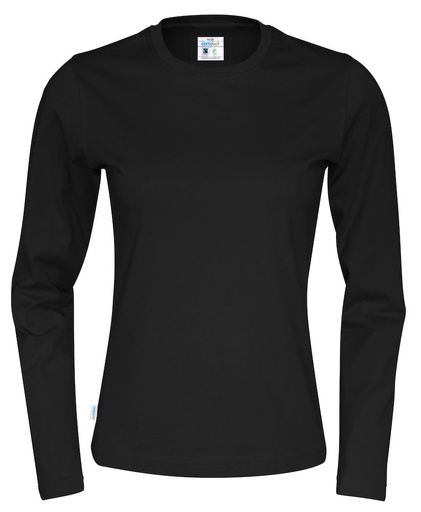 T-SHIRT LONG SLEEVE WOMAN – BLACK