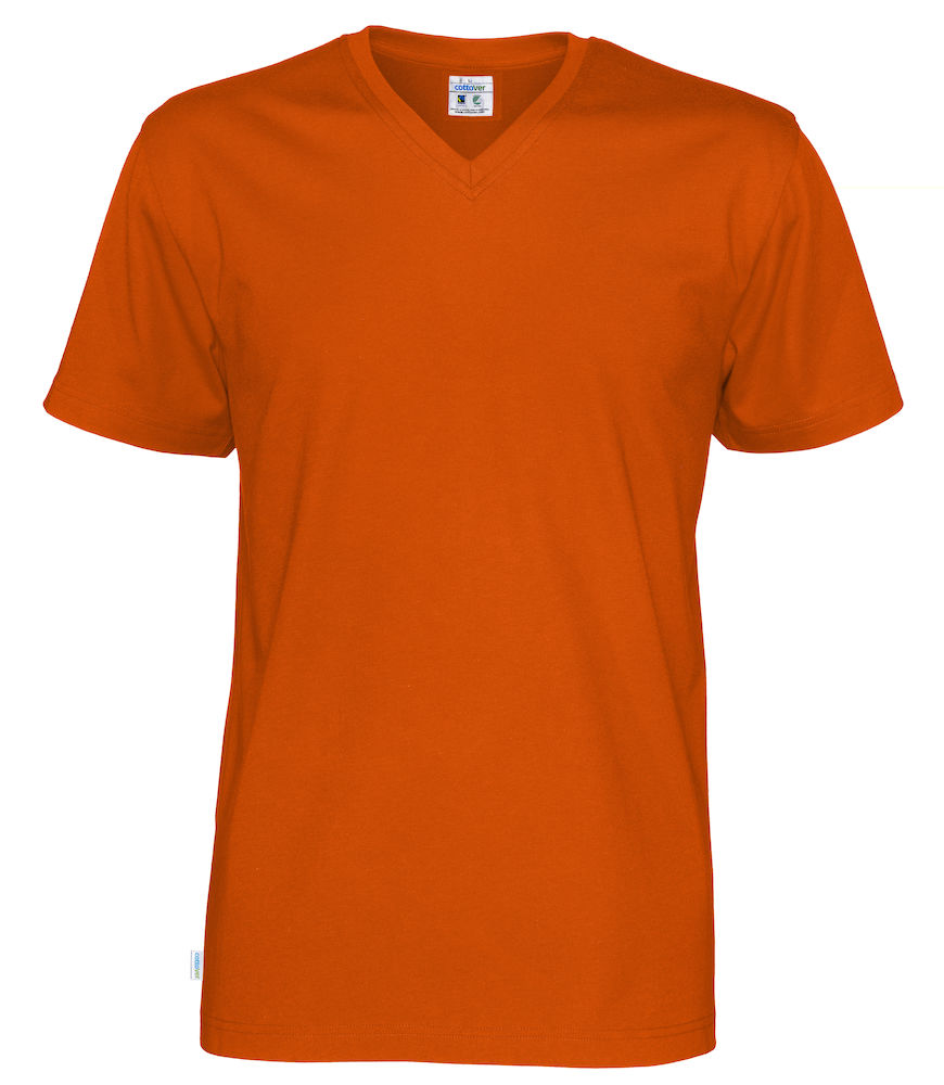 T-SHIRT V-NECK – ORANGE