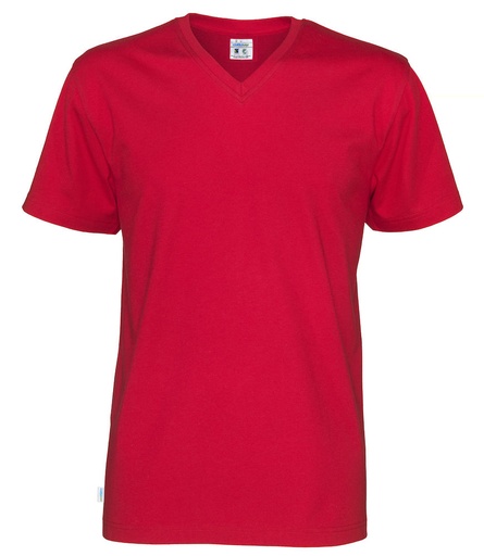 T-SHIRT V-NECK – RED