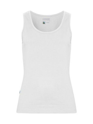TANKTOP WOMAN (GOTS) – WHITE