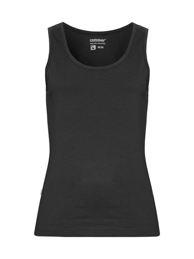 TANKTOP WOMAN (GOTS) – BLACK