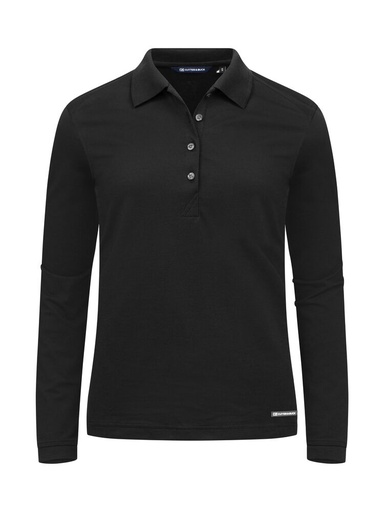 ADVANTAGE POLO LS WOMAN – BLACK