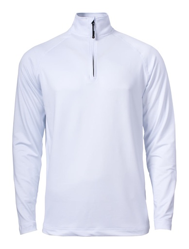 COOS BAY HALF ZIP – WHITE