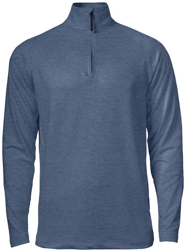 COOS BAY HALF ZIP – SLATE BLUE MELANGE