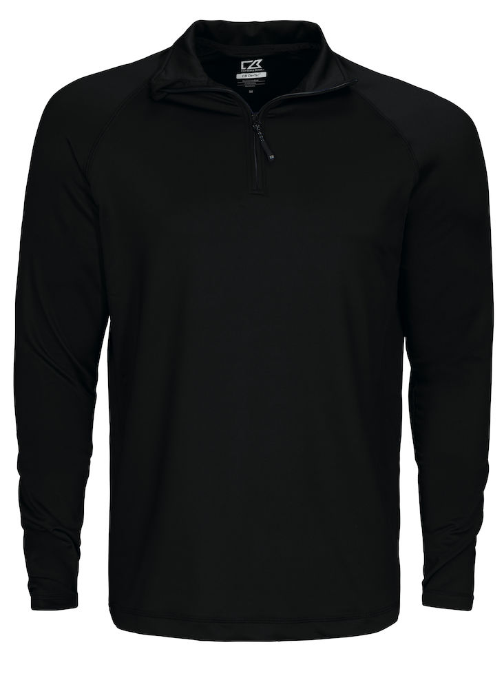 COOS BAY HALF ZIP – BLACK