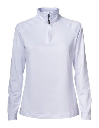 COOS BAY HALF ZIP WOMAN – WHITE