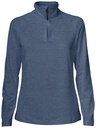 COOS BAY HALF ZIP WOMAN – SLATE BLUE MELANGE