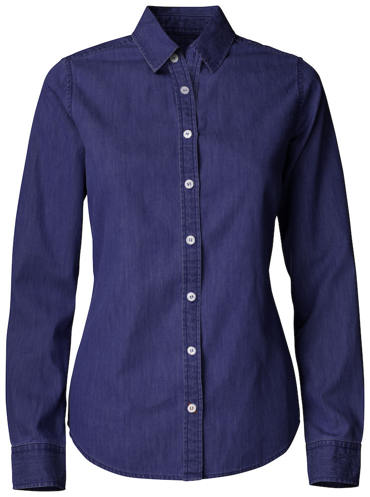 ELLENSBURG DENIM SHIRT WOMAN – DARK INDIGO