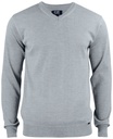 EVERETT V-NECK – GREY MELANGE