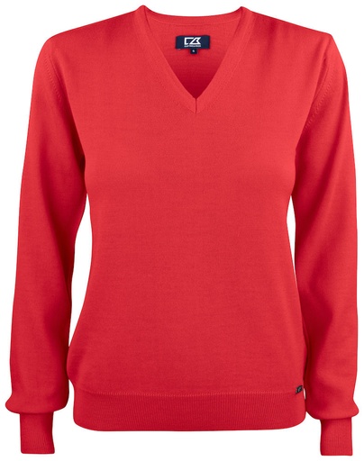 EVERETT V-NECK WOMAN – RED