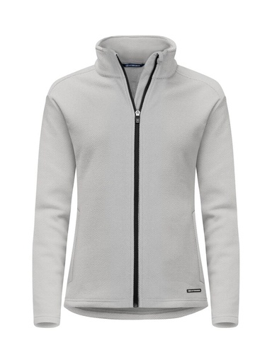 HUNTSPOINT FLEECE FZ WOMAN – SILVER