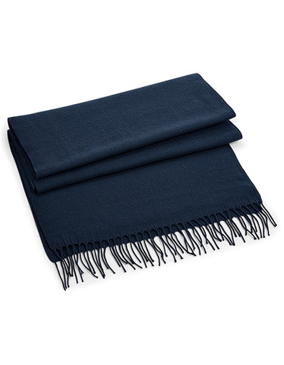 Szalik Unisex Duży Miekki Z Fredzlami CB500 - French Navy