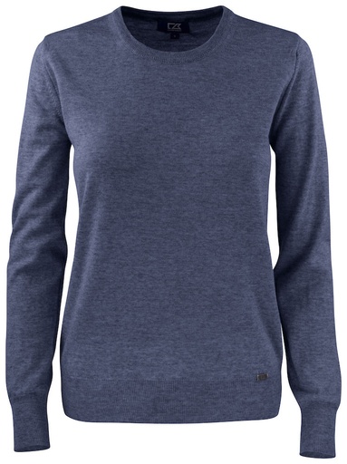 KENNEWICK CREWNECK WOMAN – SEA BLUE MELANGE