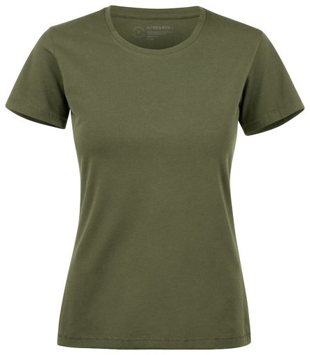 T-shirt Manzanita Roundneck Woman 353409 - Ivy Green
