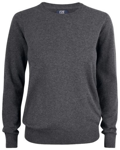 OAKVILLE CREWNECK WOMAN – ANTHRACITE MELANGE