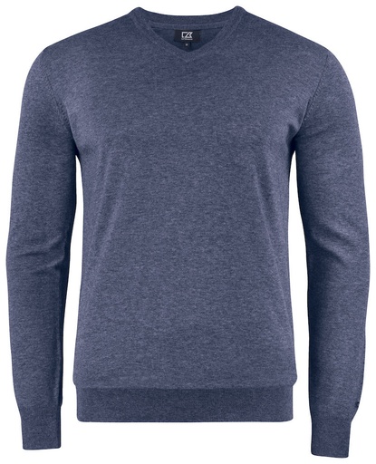 OAKVILLE V-NECK – NAVY MELANGE