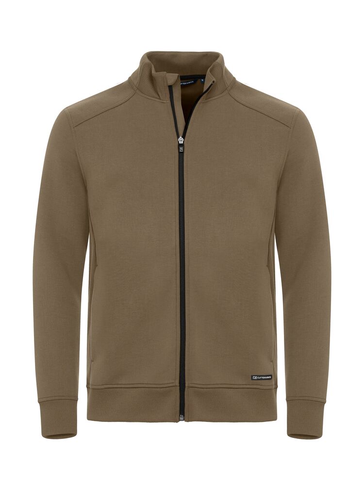 PEMBERTON CARDIGAN FZ – KHAKI