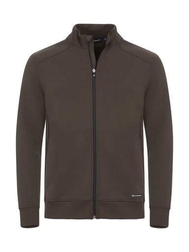 PEMBERTON CARDIGAN FZ – DARK MOCCA