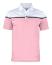 SEABECK POLO – PINK/WHITE