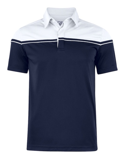 SEABECK POLO – DARK NAVY/WHITE