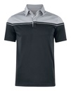 SEABECK POLO – BLACK/LIGHT GREY