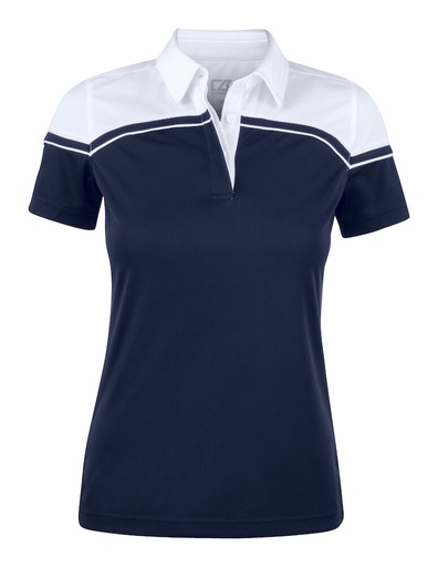 SEABECK POLO WOMAN – DARK NAVY/WHITE