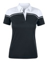 SEABECK POLO WOMAN – BLACK/WHITE