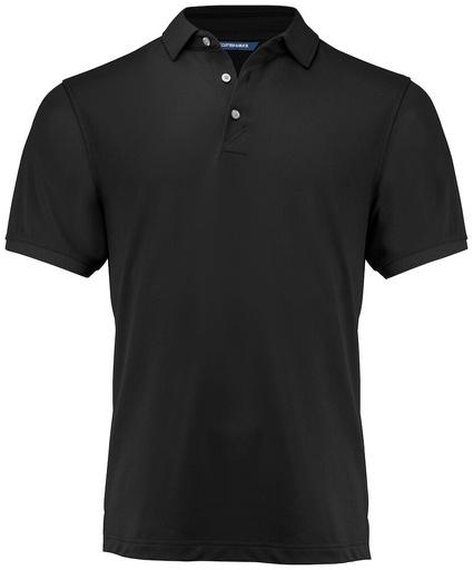 VIRTUE ECO POLO SOLID – BLACK
