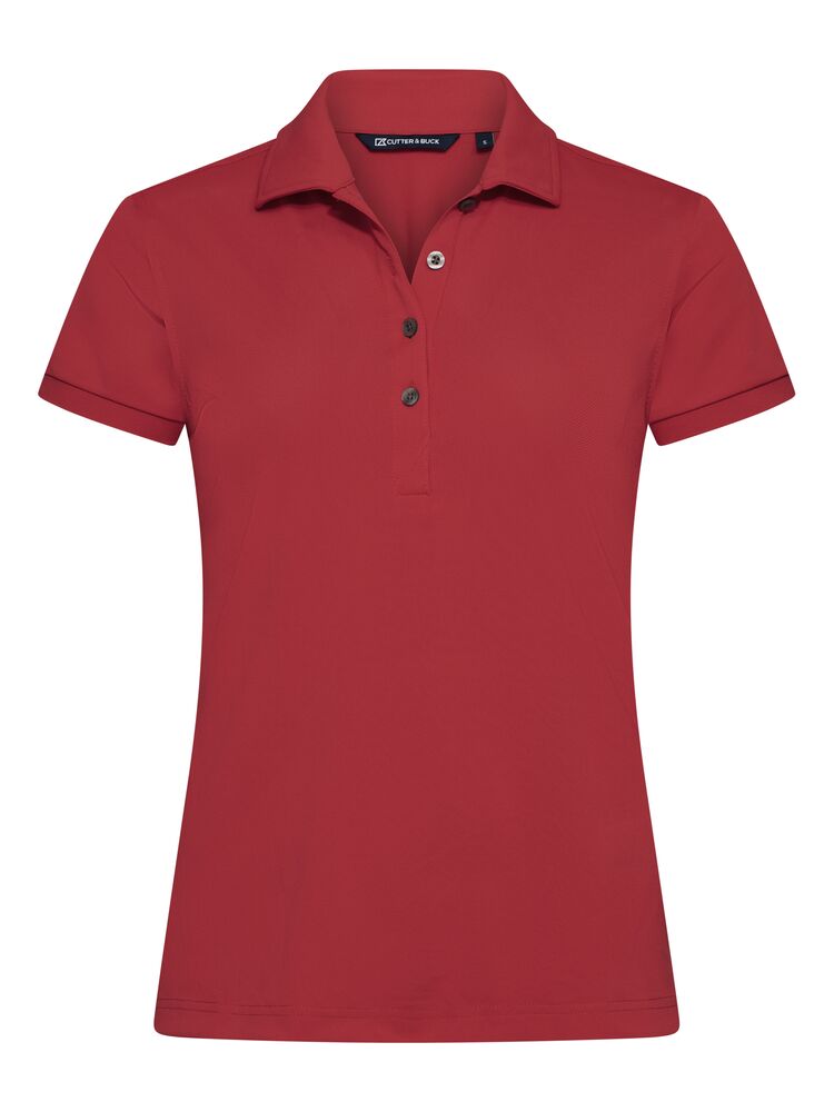 VIRTUE ECO POLO SOLID WOMAN – RED