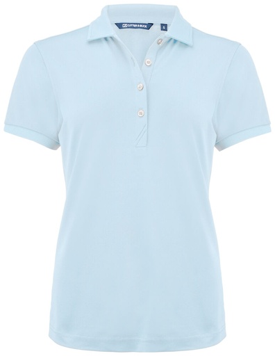 VIRTUE ECO POLO SOLID WOMAN – HEAVEN BLUE
